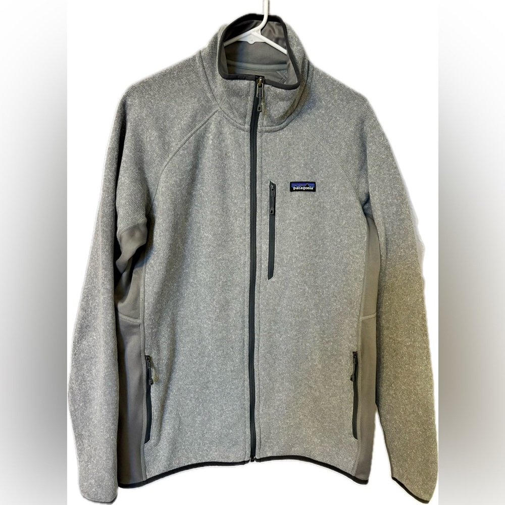 Patagonia Men’s Performance Better Sweater Fleece Jacket - L - Heather Gray